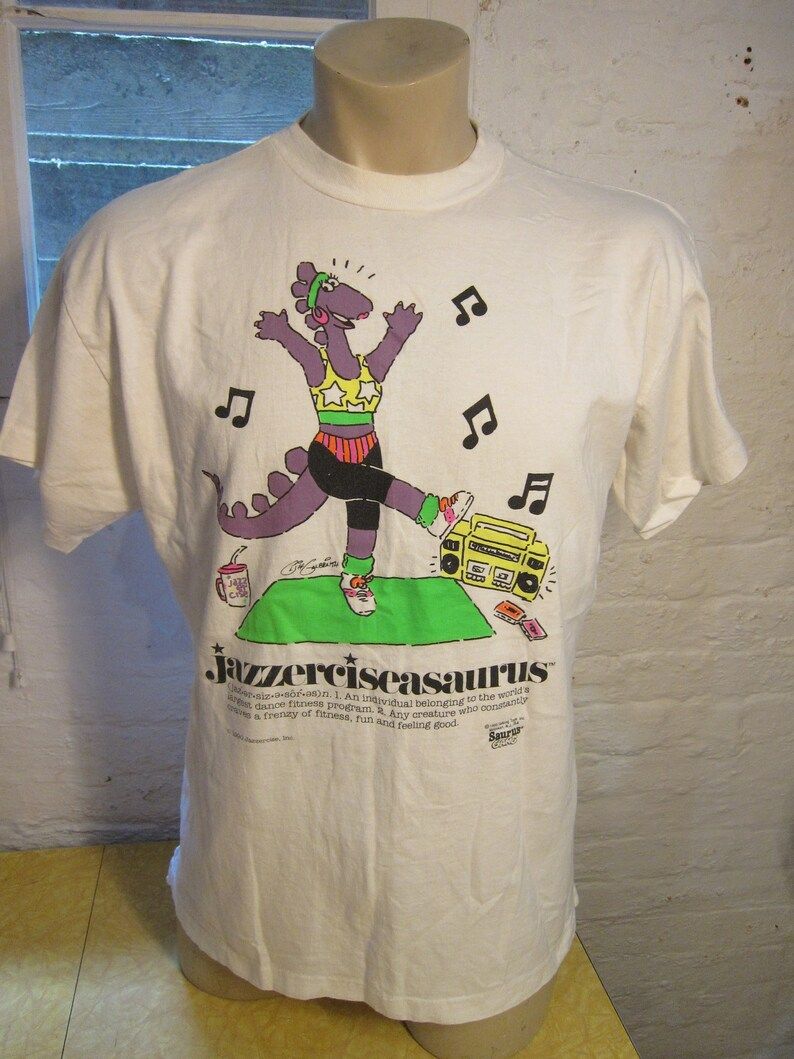 Dated 1990 Jazzercise Shirt Deadstock Unworn