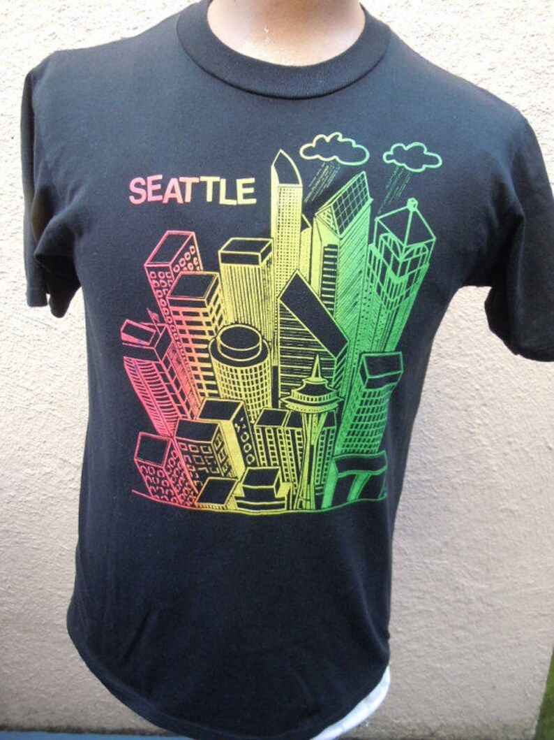 Dated 1991 Seattle Grunge Era Shirt Single Sided Deadstock Unworn Nirvanapearl Jamsoundgarden