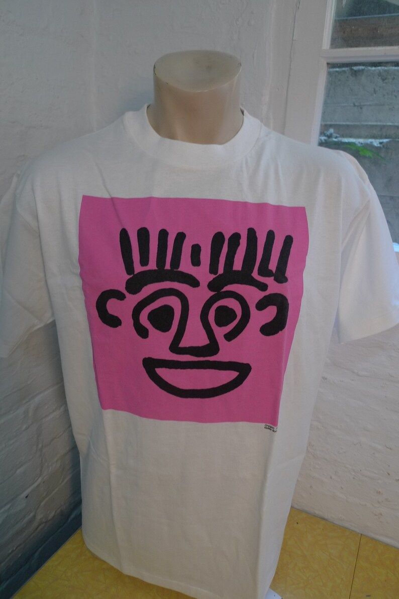 Dated 1992 Native American Petroglyphs Of Pacific Northwest Shirt Deadstock Unworn Single Sided Single Stitched