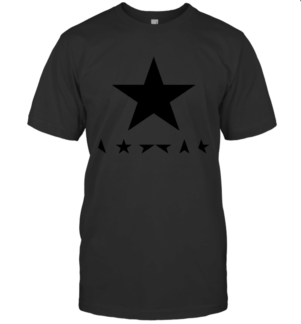 David Bowie Blackstar On White T Shirt T-Shirt