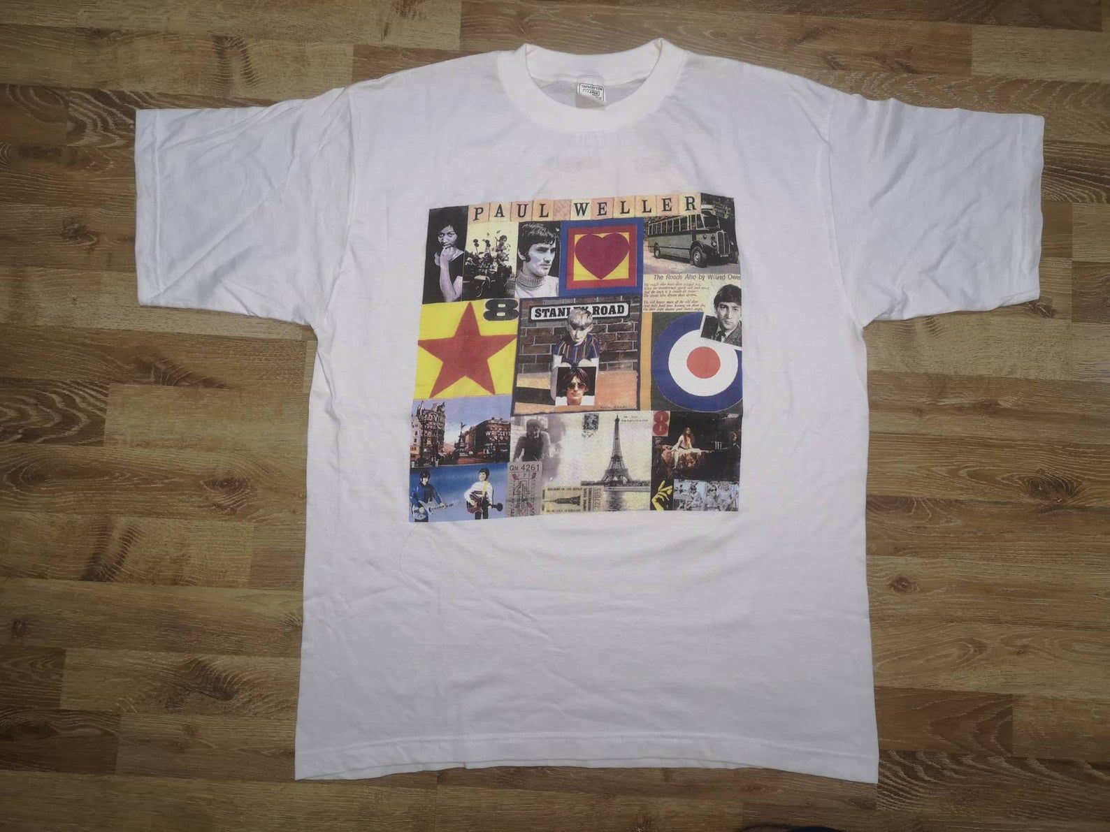 Deadstock! Nos True Vintage Og 90'S Paul Weller Of The The Jam Stanley Road Promo T Shirt The Style Council God Father Of Mod Punk New Wave