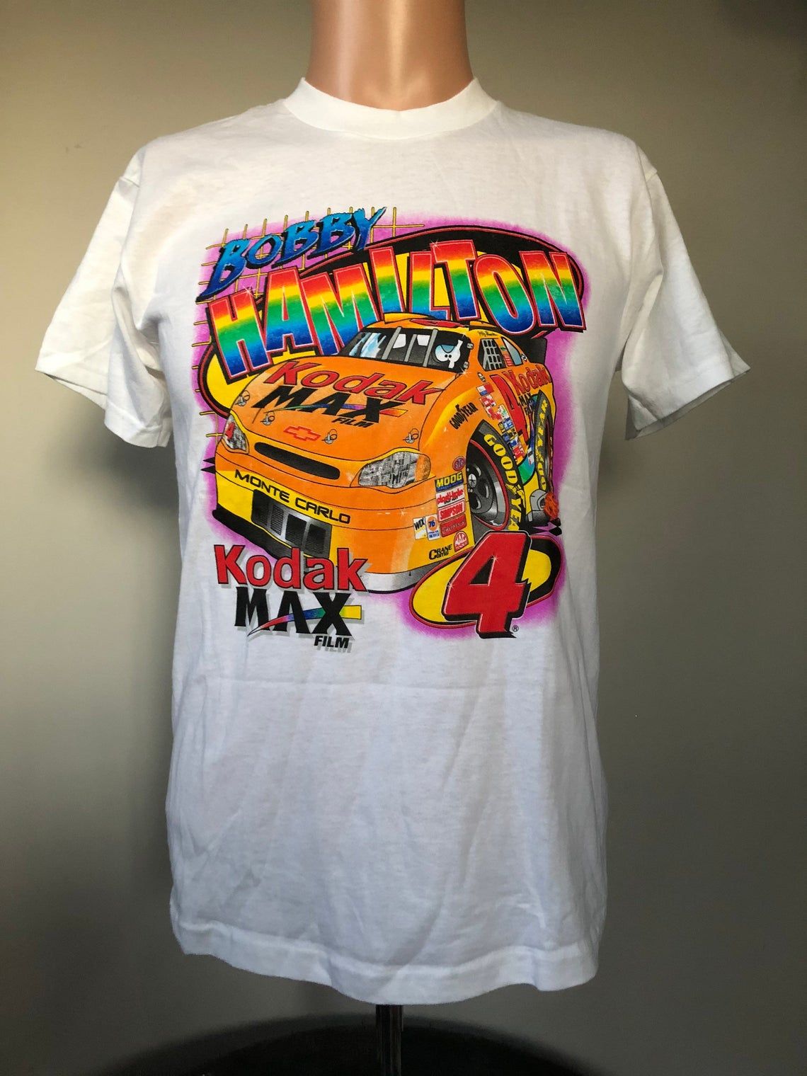 Deadstock Bobby Hamilton Kodak Chevy Shirt
