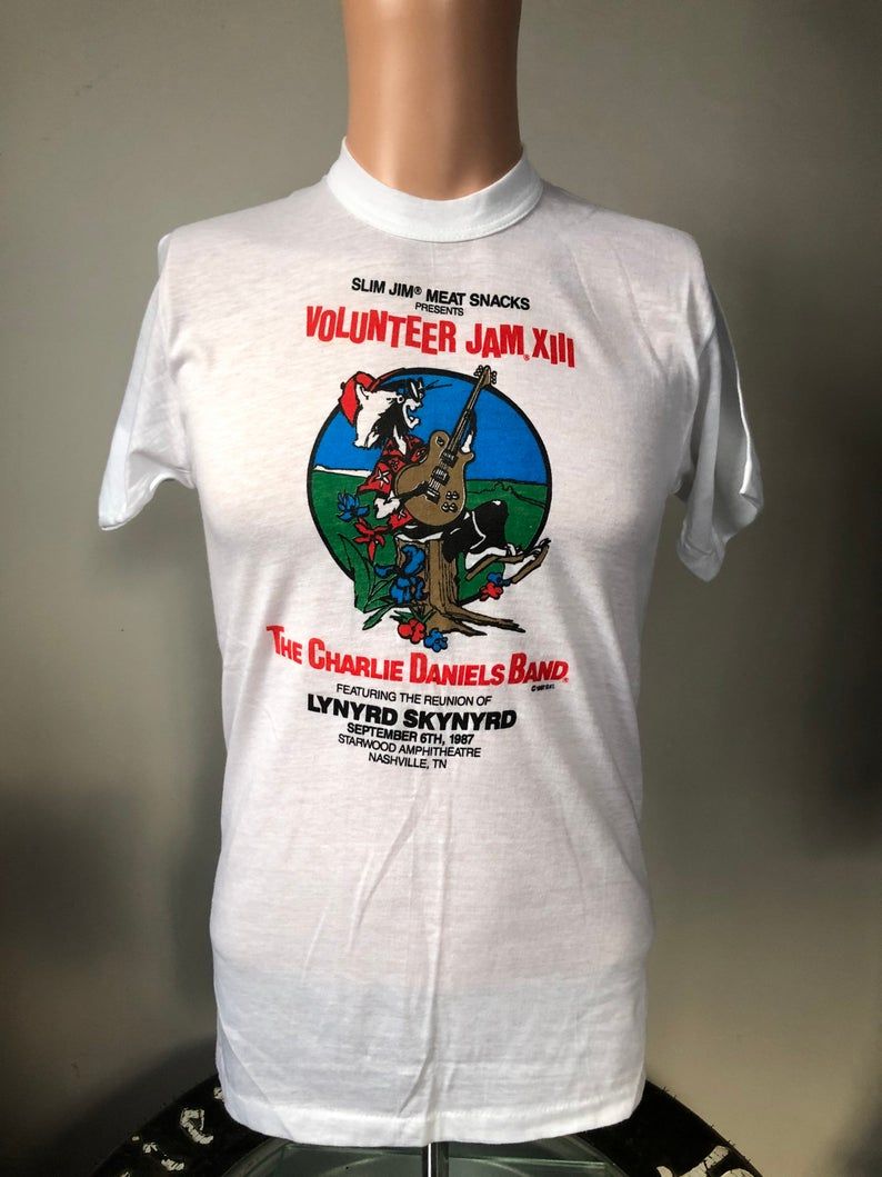 Deadstock Charlie Daniels Band Volunteer Jam 13 Shirt