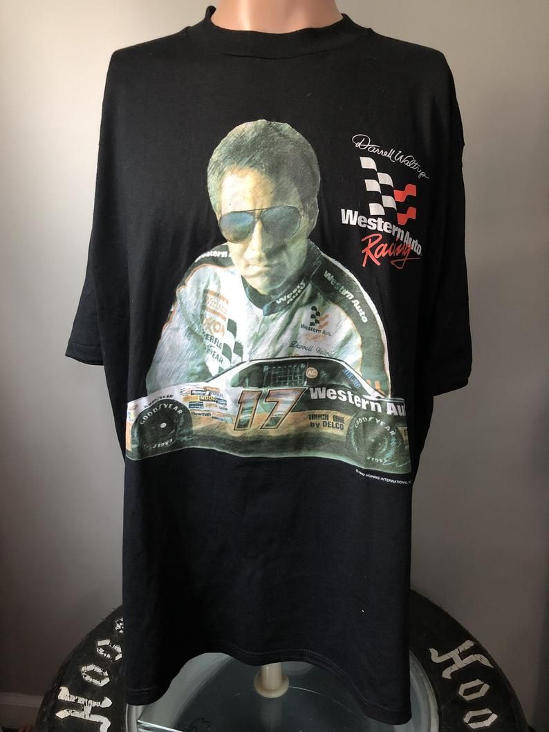 Deadstock Darrell Waltrip Western Auto PortraiShirt