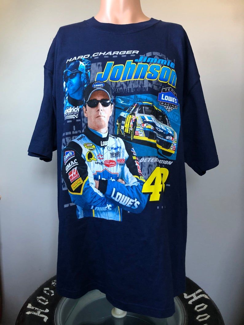 Deadstock Jimmie Johnson Lowes Chevy Hard Charger Shirt