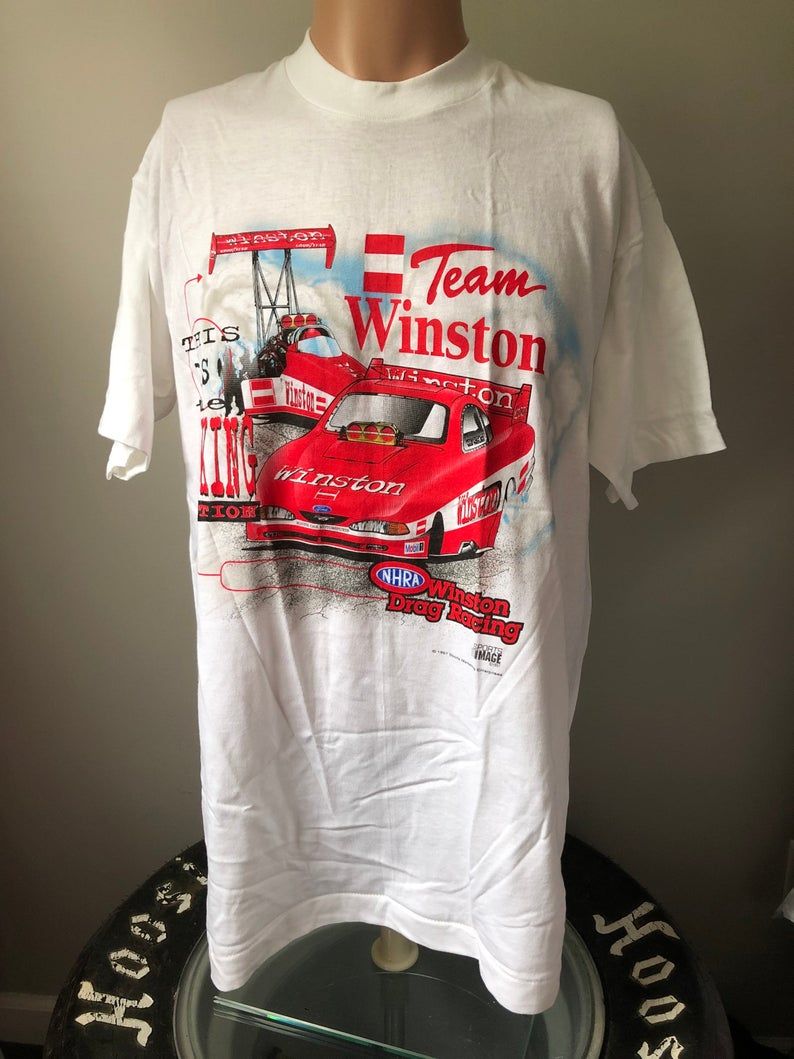 Deadstock Team Winston Drag Racing Shirt