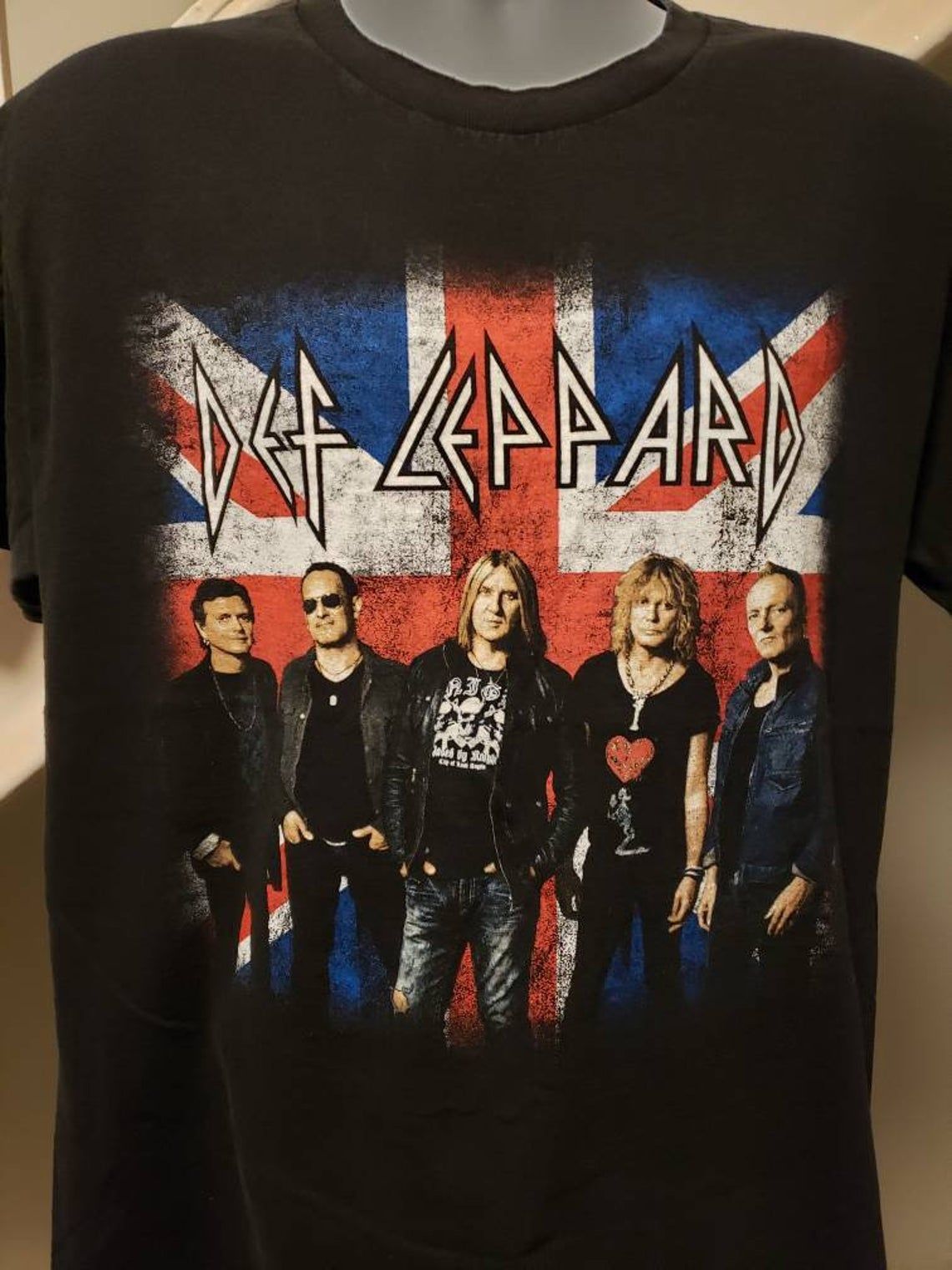 Def Leppard Large 2015 Tour Vintage Shirt
