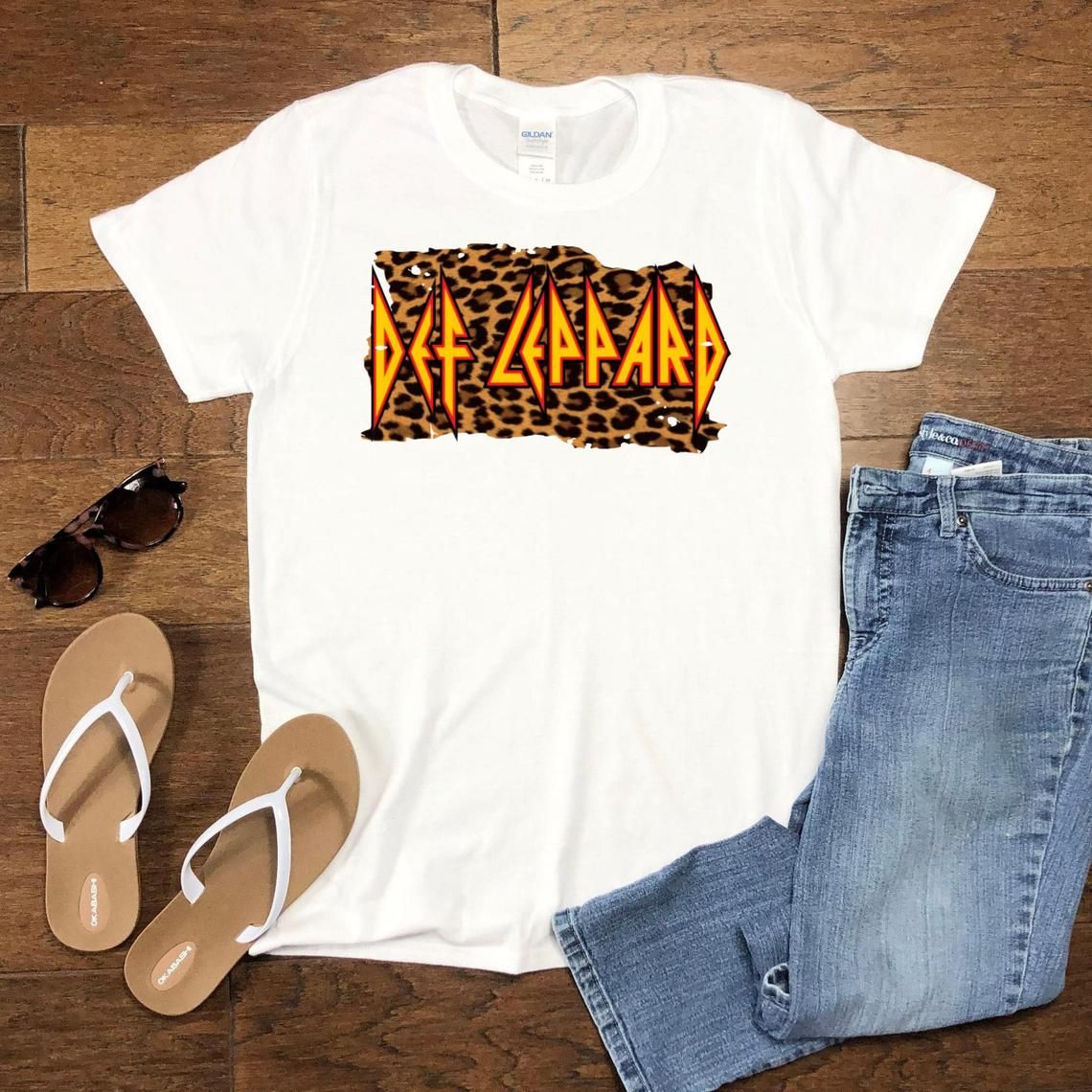 Def Leppard Leopard Print shirt