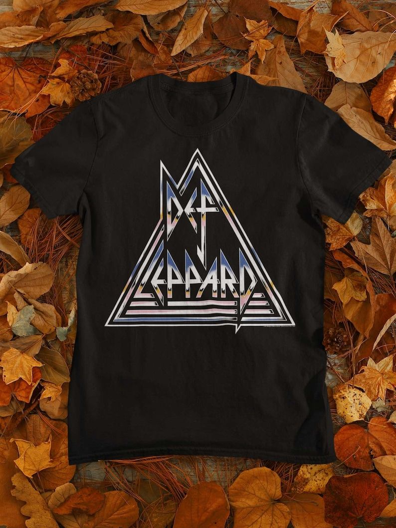 Def Leppard Pastel Logo T Shirt