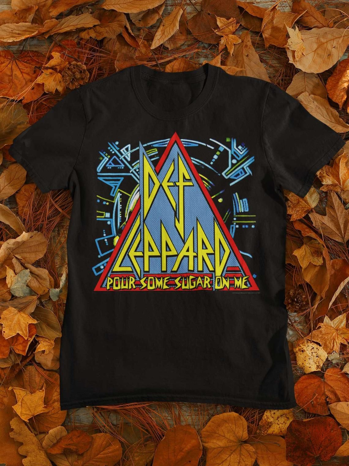 Def Leppard Pour Some Sugar On Me Def Leppard Hysteria Tour 1988 Rock And Roll Music shirt