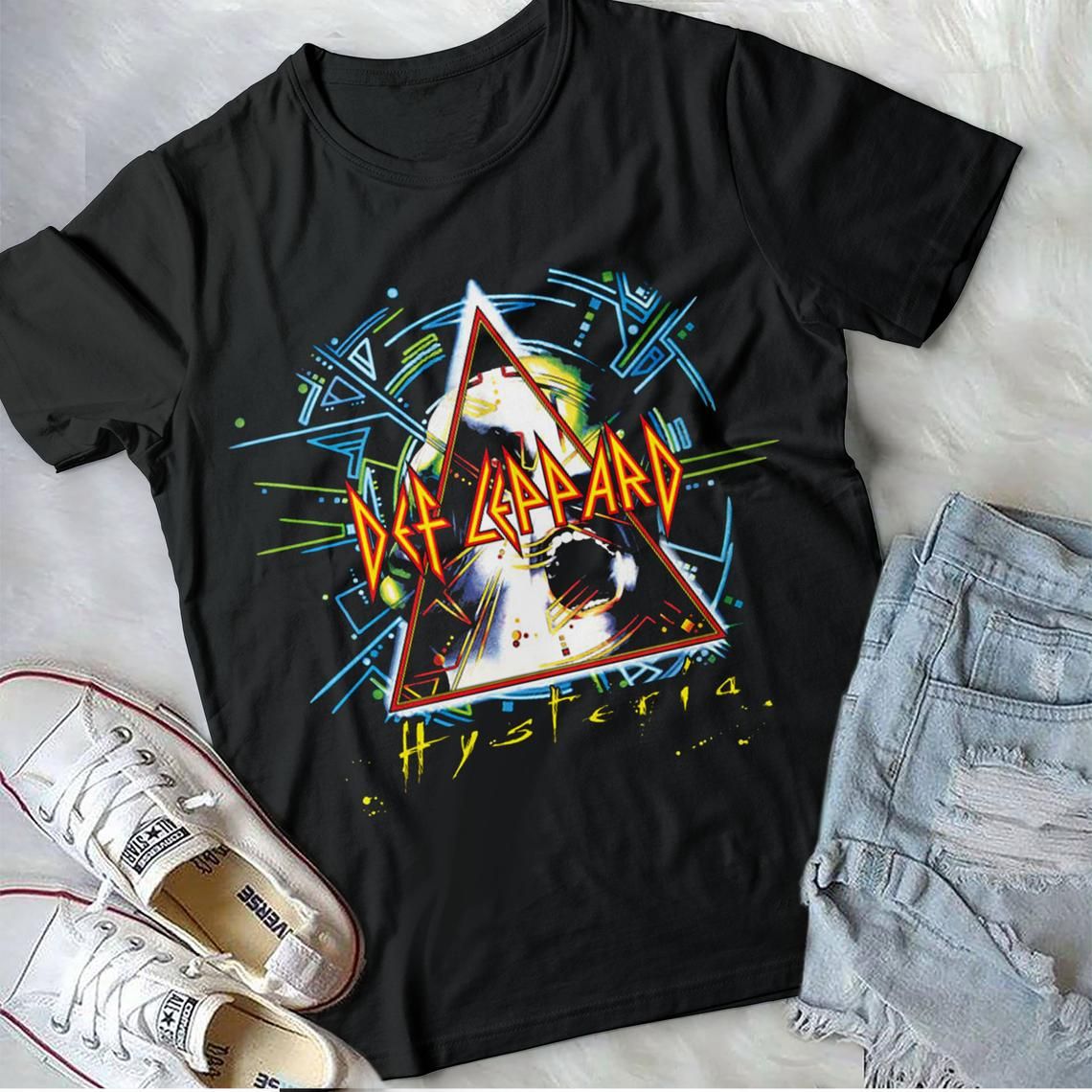 Def Leppard Shirt Hysteria Vintage Shirt