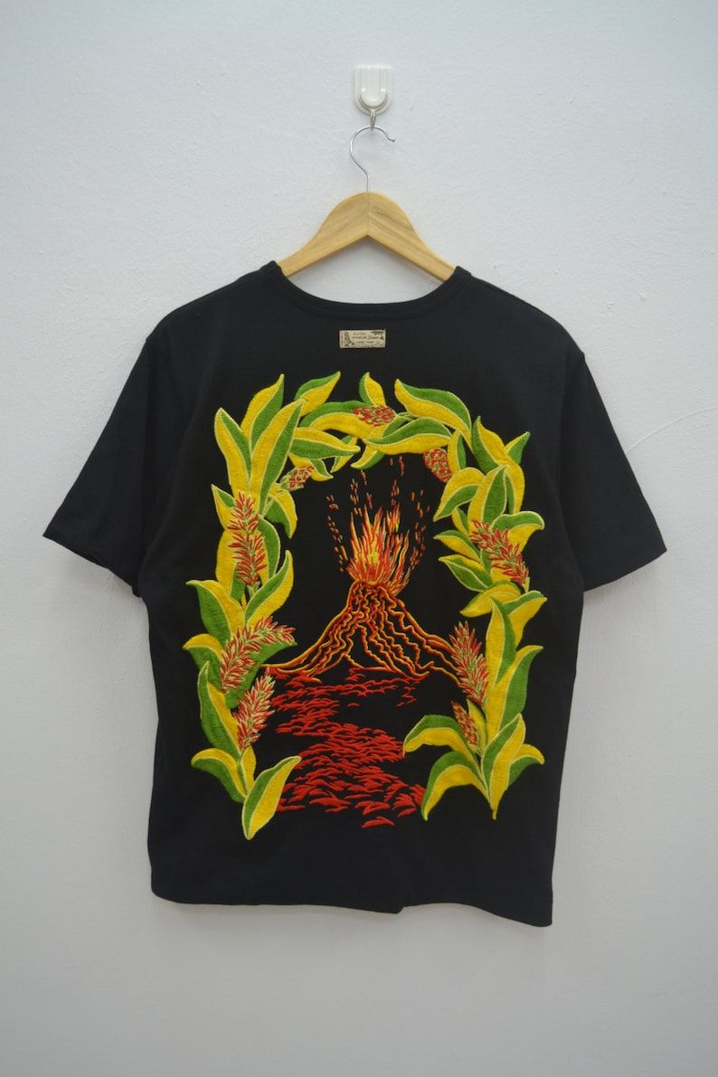 Denime Japan Shirt Vintage Denime Aloha Hawaiian Dream Embroidery Logo Tee T Shirt