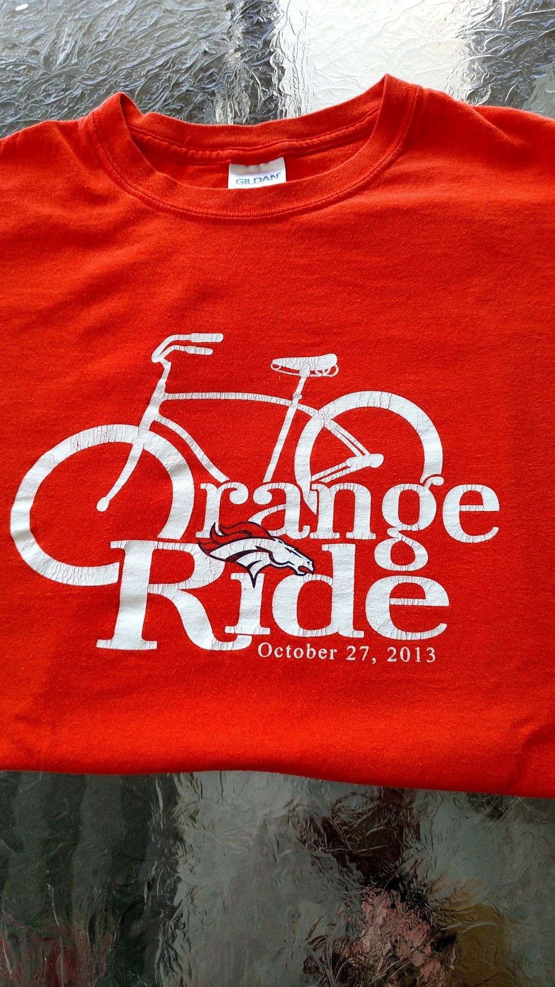 Denver Broncos Orange Ride October 27 2013 Shirt