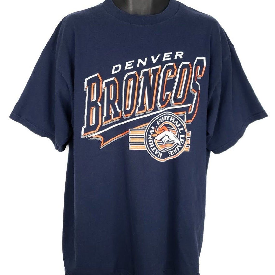 Denver Broncos T Shirt Vintage 90s NFL Football Shirt