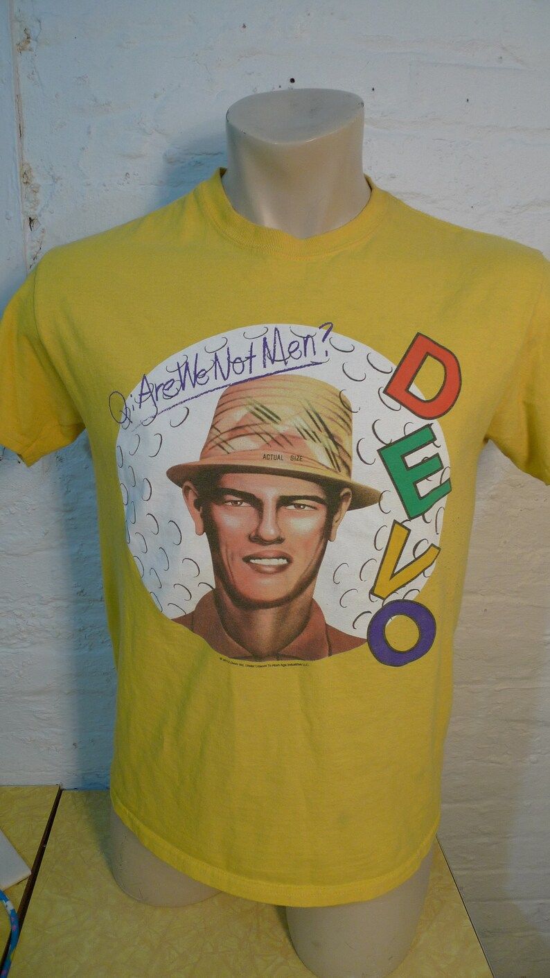 Devo Shirt Single Sided Rare Design Shirt
