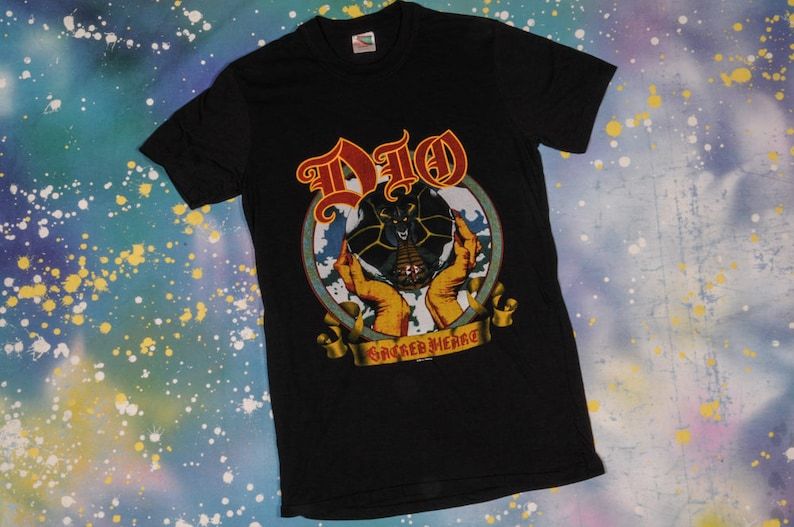 Dio 1986 Tour Metal Rock T Shirt