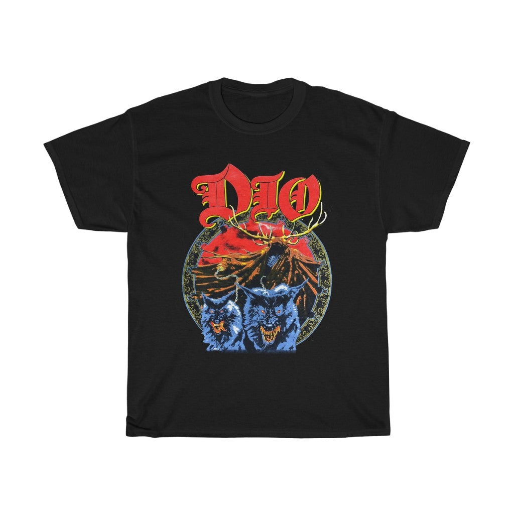 Dio 1990 Vintage T Shirt Lock Up The Wolves Tee 211122