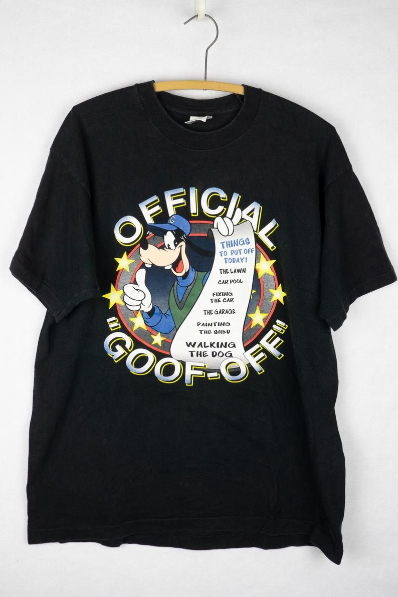 Disney  Goofy Official Goof Off Graphic Shirt
