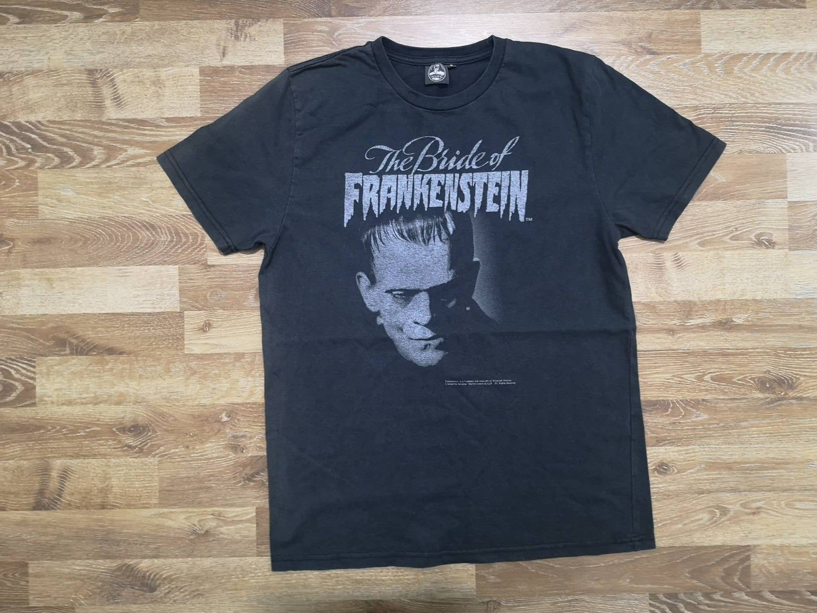 Distressed! True Vintage 2000'S Horror Movie The Bride Of Frankenstein Universal Studios Promo T Shirt