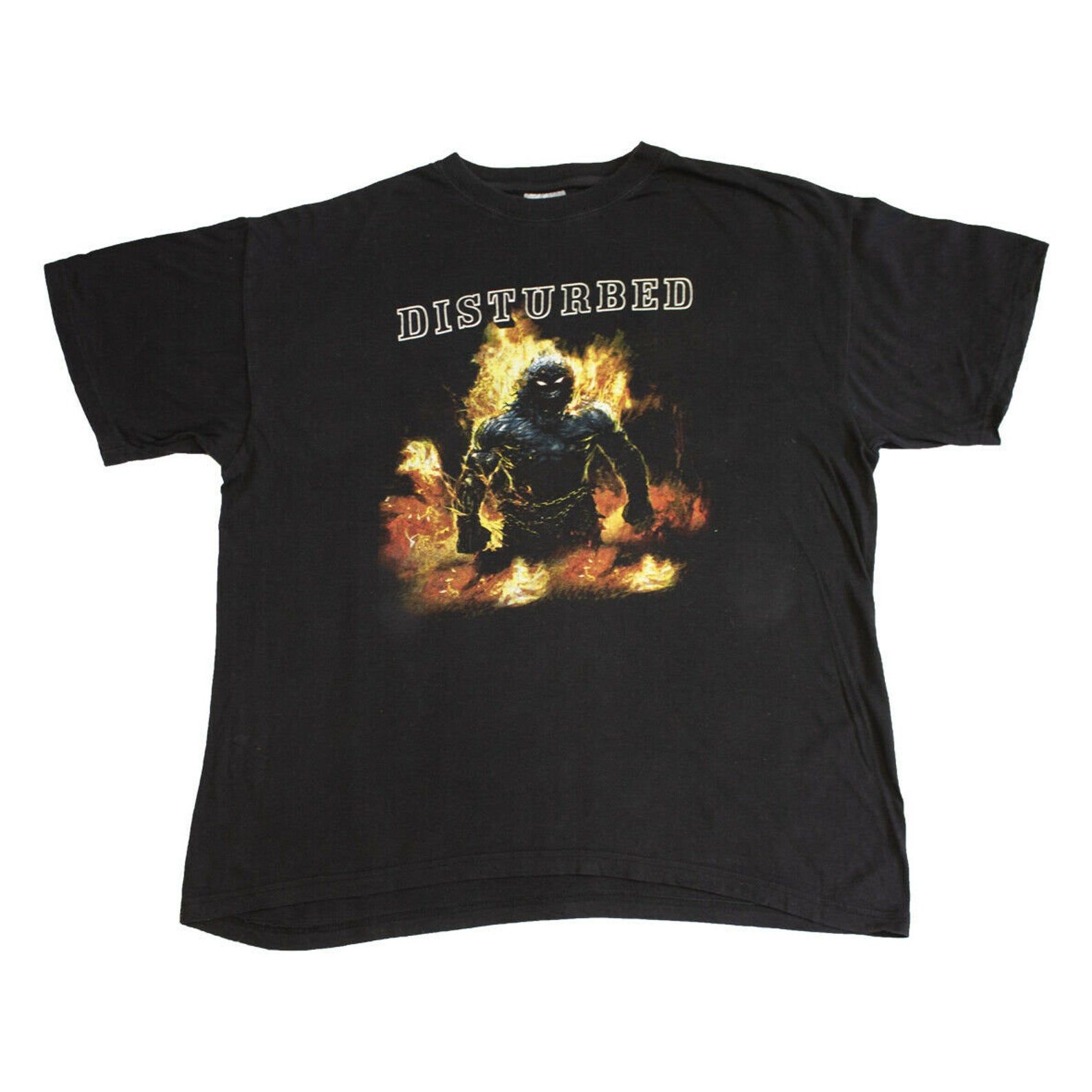 Disturbed Short Sleeve Tshirt | Vintage American Heavy Metal Rock Band Usa