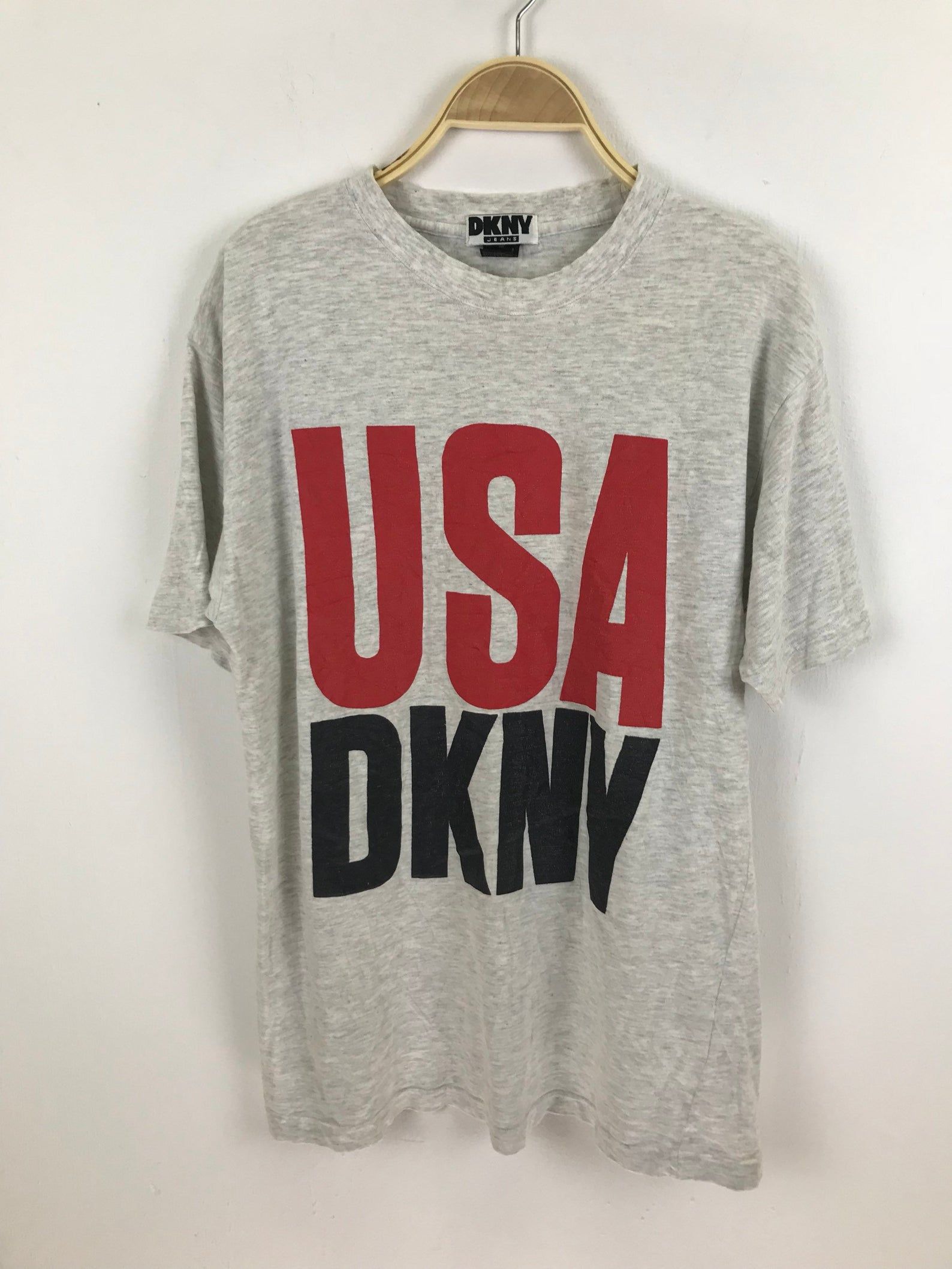 Dkny Usa Spellout Big Logo Shirt