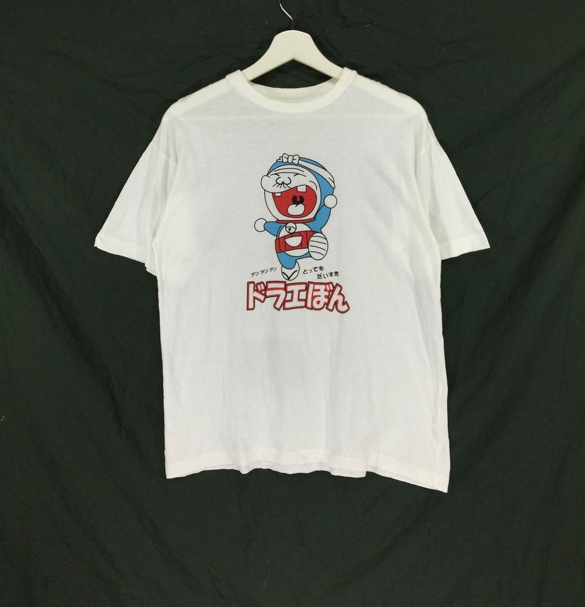 Doraemon funny robotic cat vintage 90s shirt