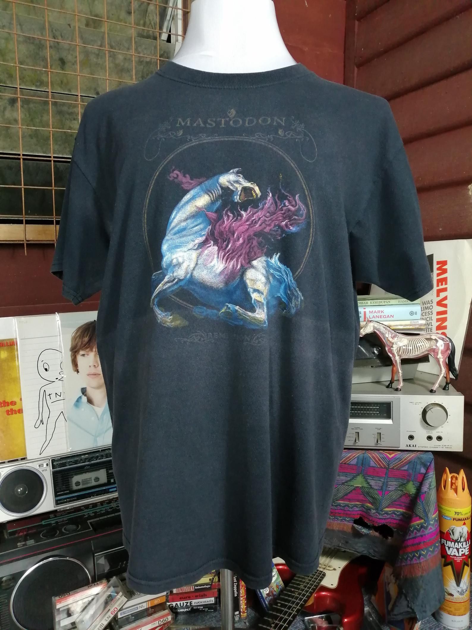 Early 00S Mastodon - Remission Debut Album Relapse Records Promo T Shirt