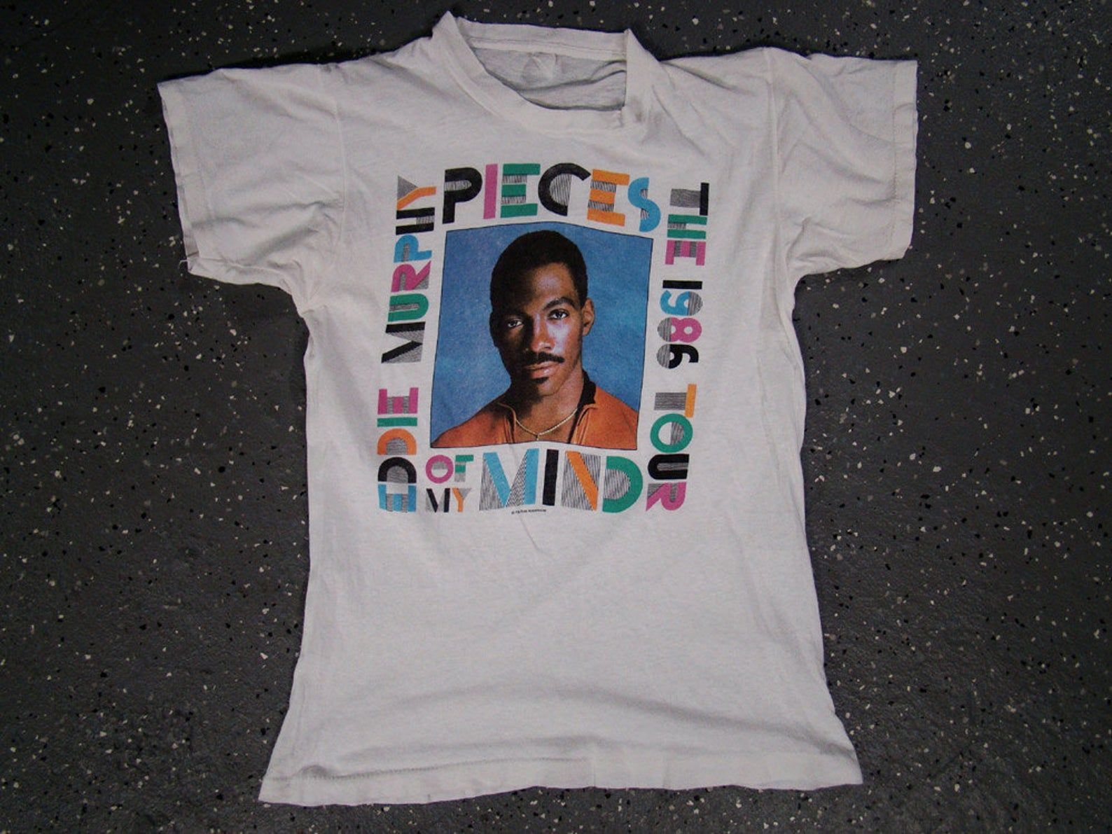 Eddie Murphy Pieces Of My Mind Tour T Shirt 1986 - Please Read Description!