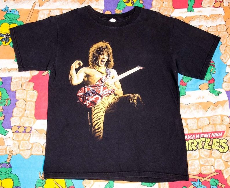 Eddie Van Halen Rare Design Shirt