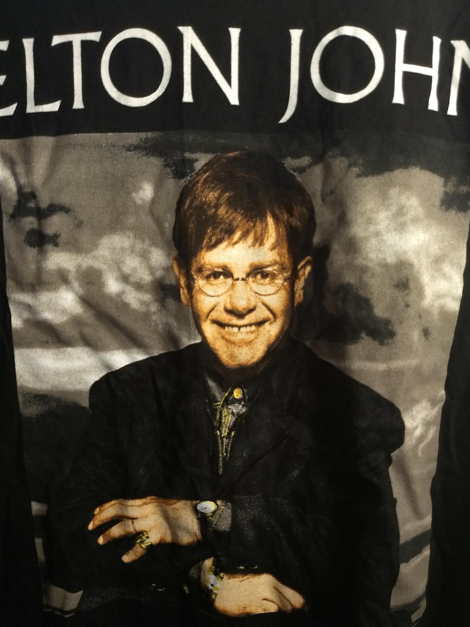 Elton John T Shirt! Vintage 1994! Elton John Summer Of '94 Tourw/Billy Joel Face To Faceitinerary On Back! Like New! Never Worn!