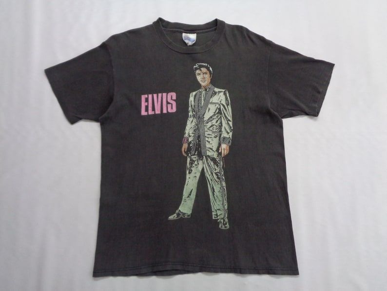 Elvis Presley Distressed Shirt Vintage Elvis Presley T Shirt Vintage 80S Elvis Presley Vintage Made In Usa Tee T Shirt