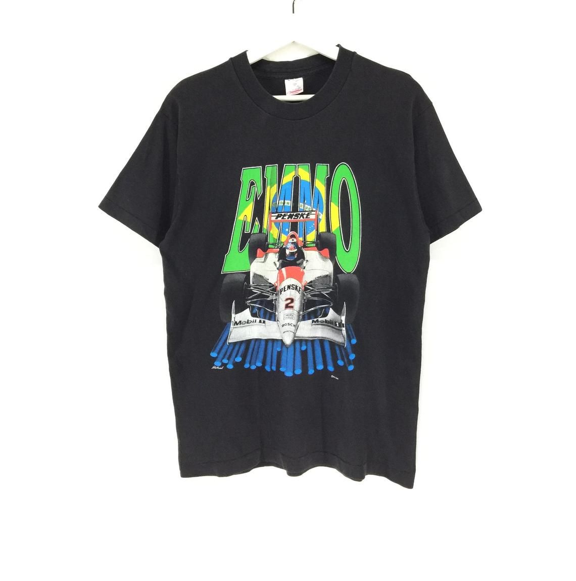 Emmo Penske fittipaldi vintage 90s racing car shirt