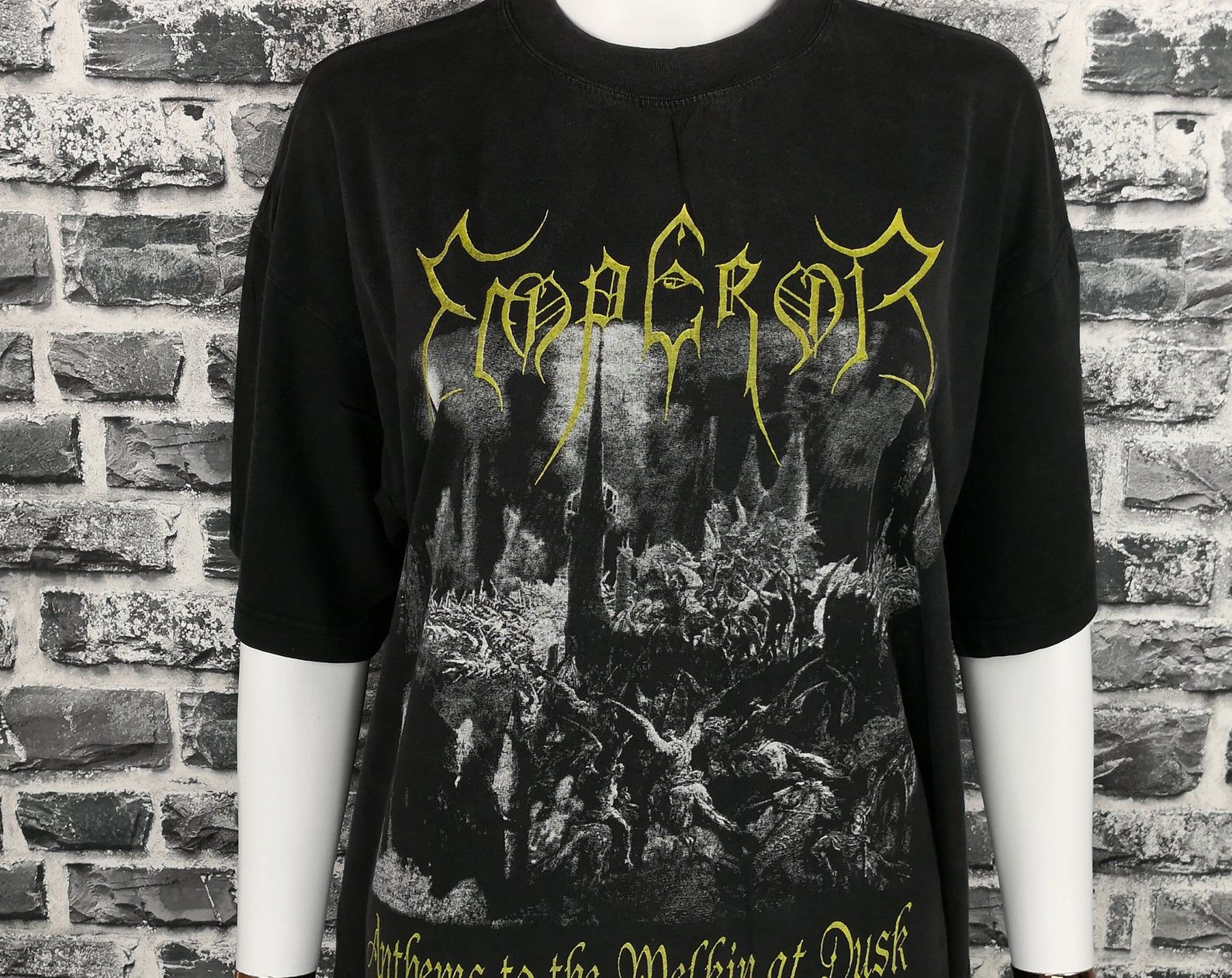 Emperor 1997 Vintage T-Shirt Anthems To The Welking At Dusk / First Edition / Mega Rare Tee / Black Metal