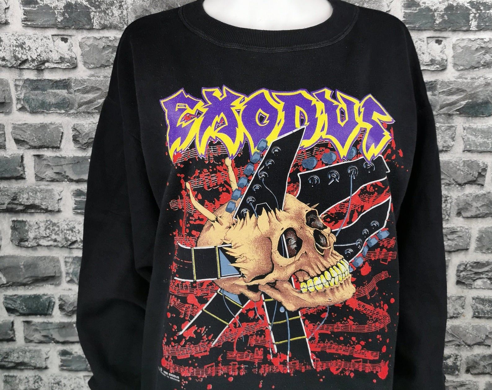 Exodus 1990 Vintage Only Death Decides / Pullover / Extremely Rare