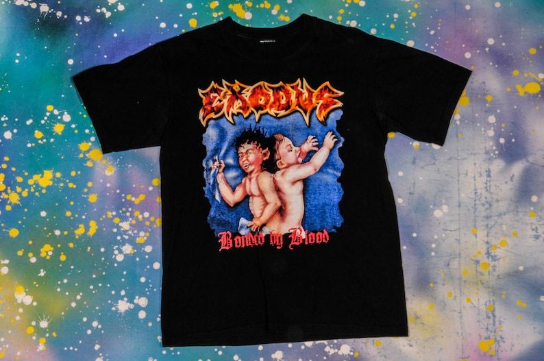 Exodus Metal Rock T Shirt Rare Design Shirt