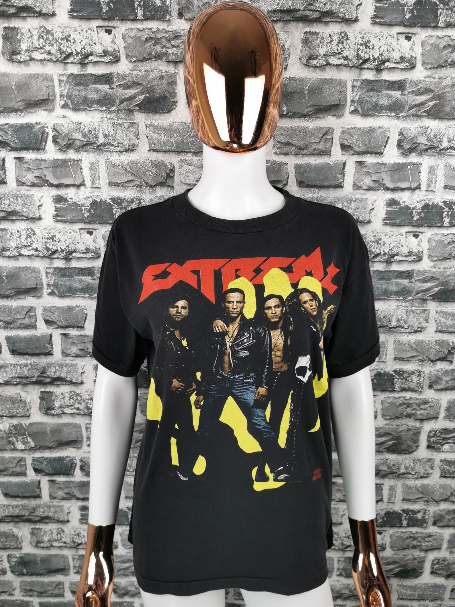 Extreme 1991 Vintage T-Shirt A Funked Up Fairytale / Pornografti / Freddie Mercury / Van Halen / Janet Jackson / Funk Rock / Hard Rock