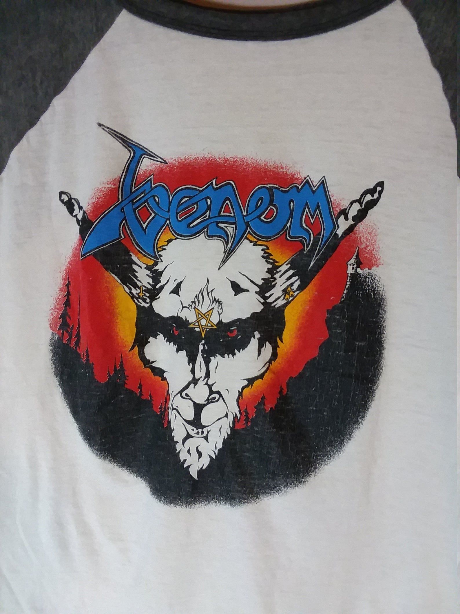 Extremely Rare Vintage Venom 1986 Tour Shirt