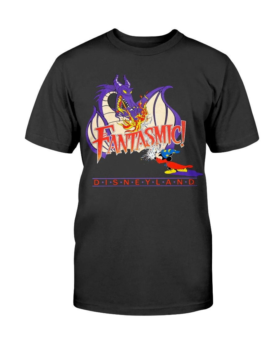 Fantasmic Vintage Disney Mickey 90S Disney Designs Disneyland T Shirt 211213