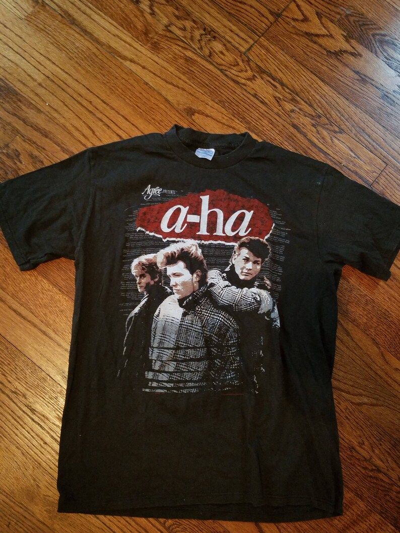 Fantastic Vintage A Ha Shirt 1980 Sz Small Medium Large Exra Large