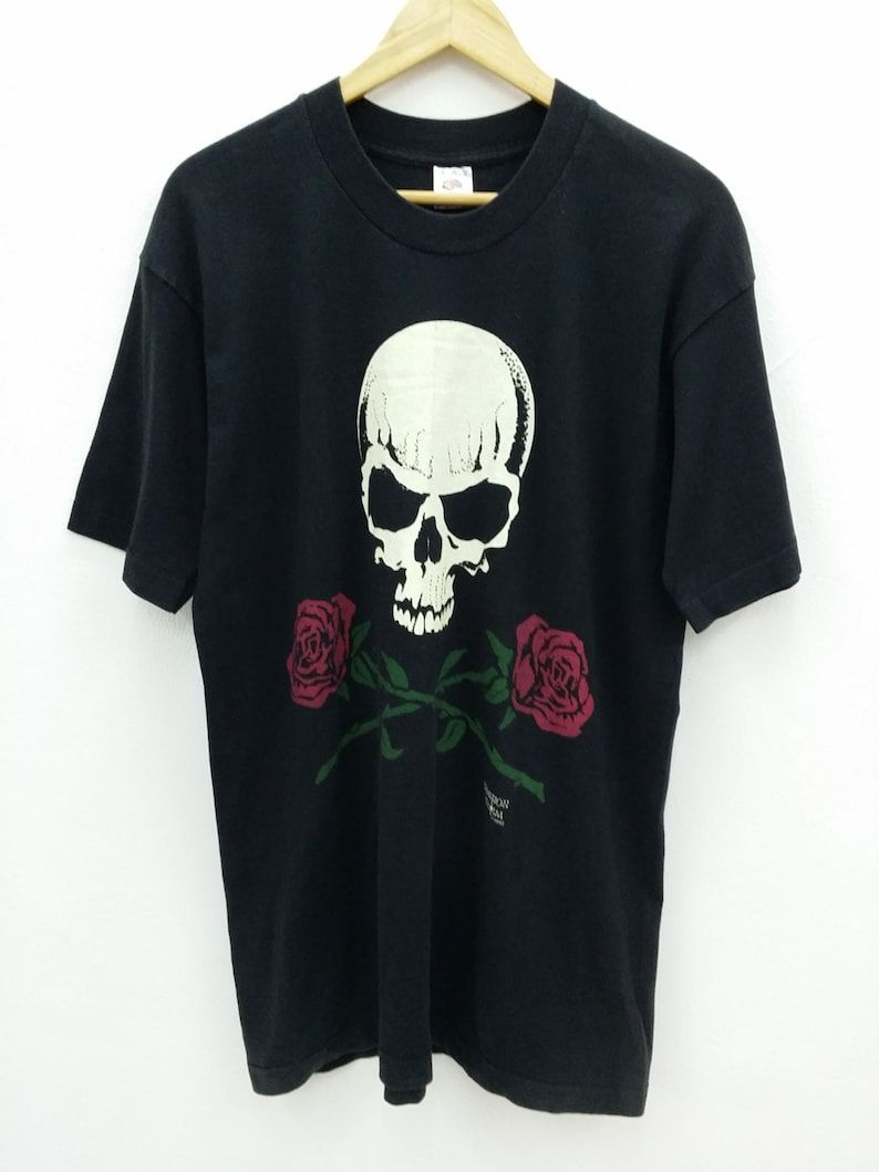 Fashion Victim Shirt Vintage 90S Fashion Victim Skull Roses 1993 Tee T Shirt