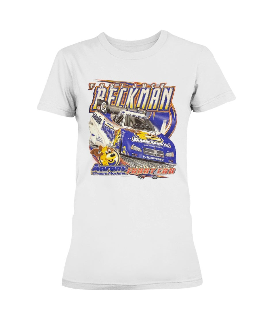 Fast Jack Beekman Nascar Racing Graphic Tee X Vintage 2000S Racing Ladies T Shirt 062421