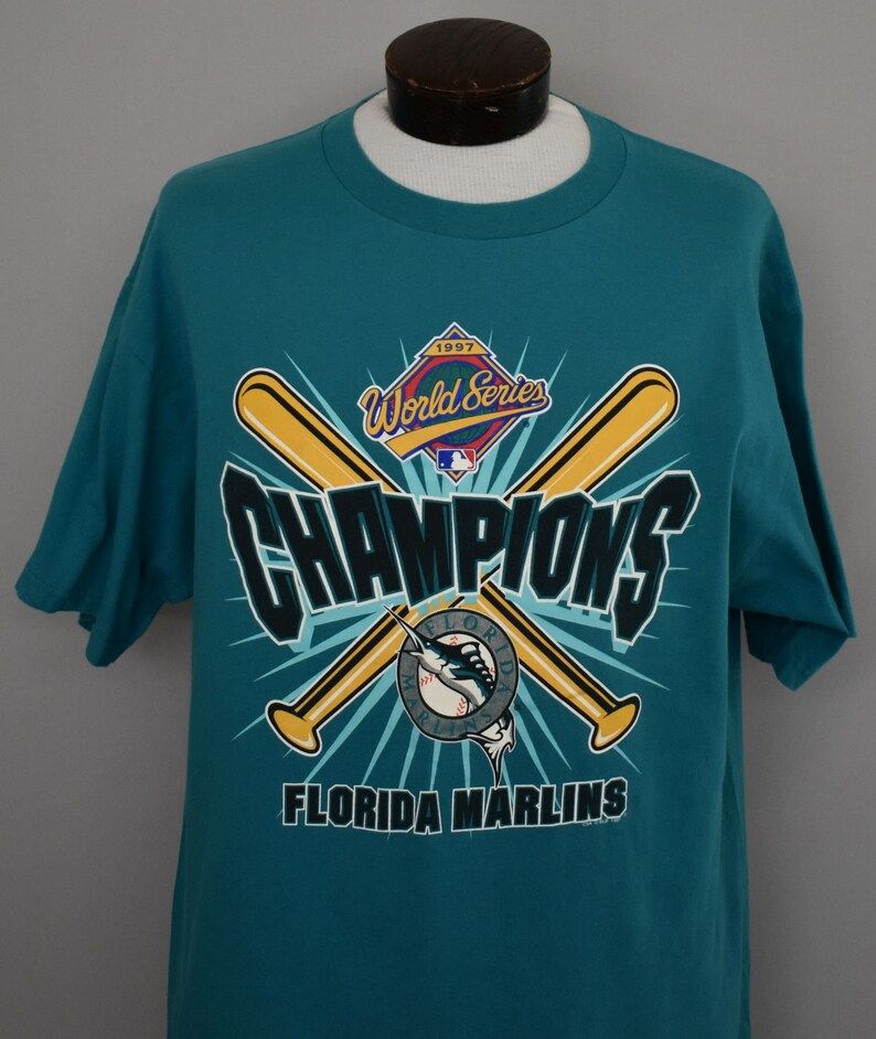 Florida Marlins T Shirt Vintage 90S World Series Tee 1990S National League Mlb Shirt Arge To X Large florida marlins t shirt vintage 90s world series tee 1990s national league mlb shirt arge to x large zd8p0