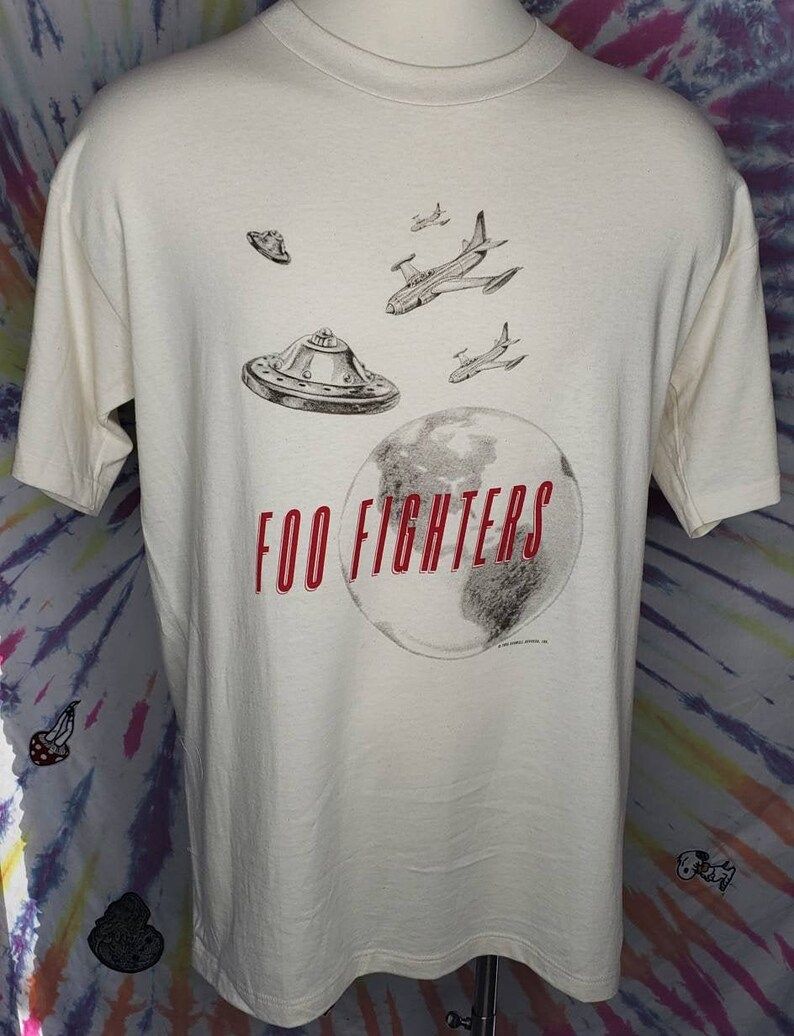 Foo Fighters 1996 Xl Us Concert Tour T Shirt