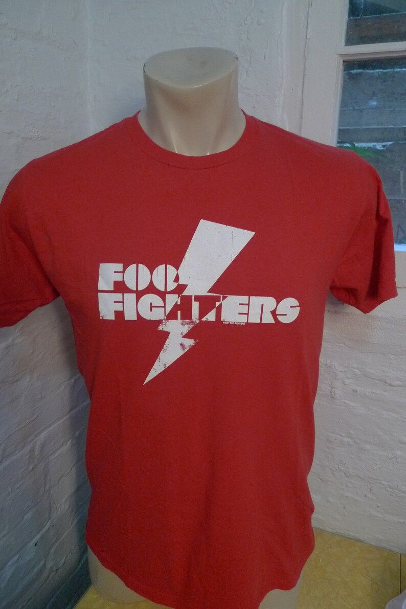 Foo Fighters Shirt Single Sided Single Stitched