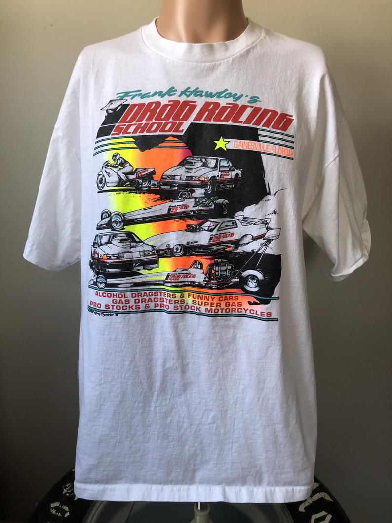 Frank Hawleys Drag Racing School Shirt