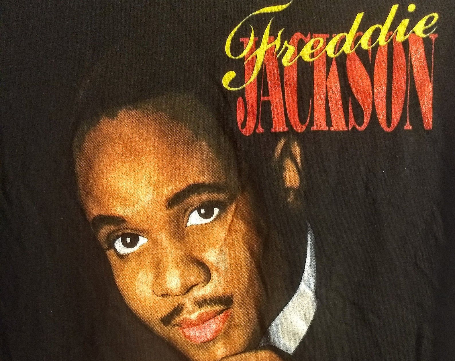 Freddie Jackson Band T Shirt Rare In Like New Never Worn Condition! Vintage 1988! Freddie Jackson Don'T Let Love Slip Away!