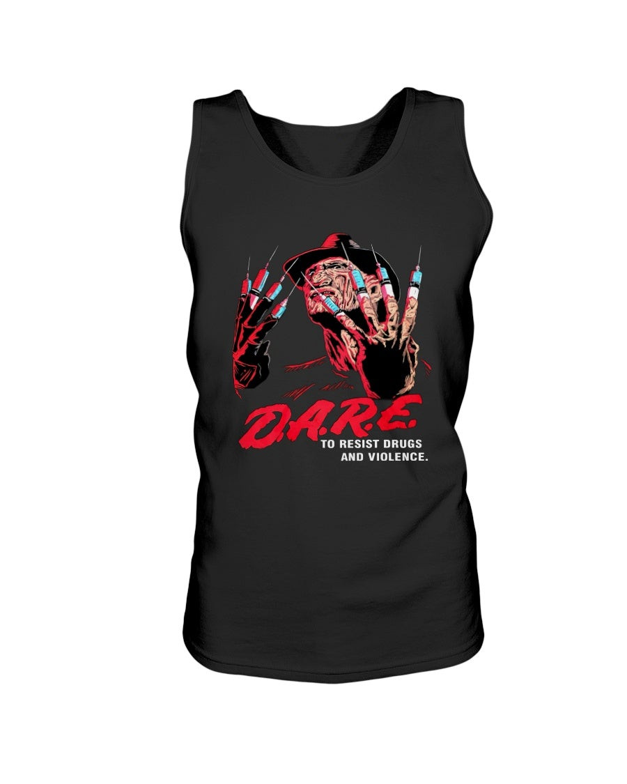 Freddy Krueger Dare T Shirt Horror Movie 2020 Halloween Tank 083021