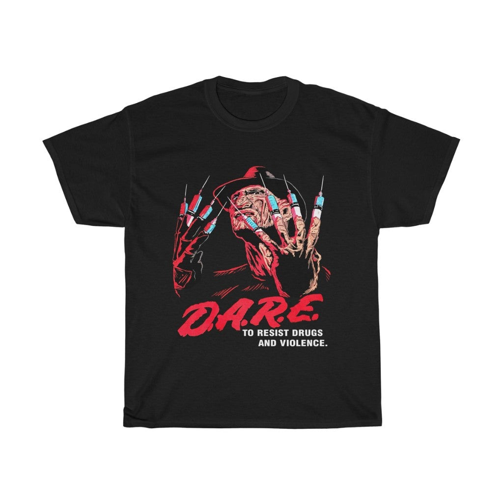 Freddy Krueger Dare T Shirt Horror Movie 2020 Halloween Tee 211120