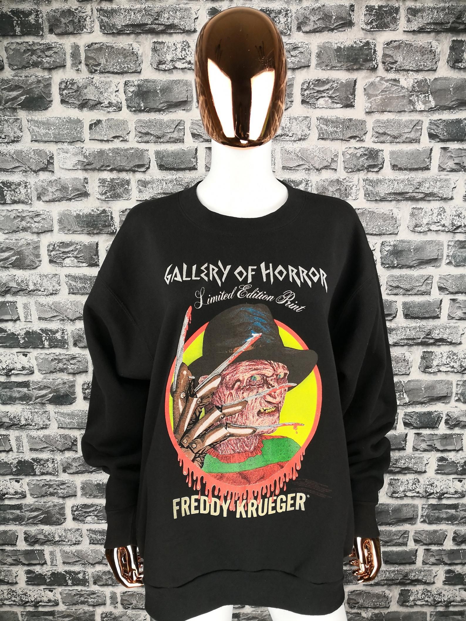 Freddy Krueger Vintage 1991 + Certificate Of Ity / Mega Rare Movie Horror A Nightmare On Elm Street Tee