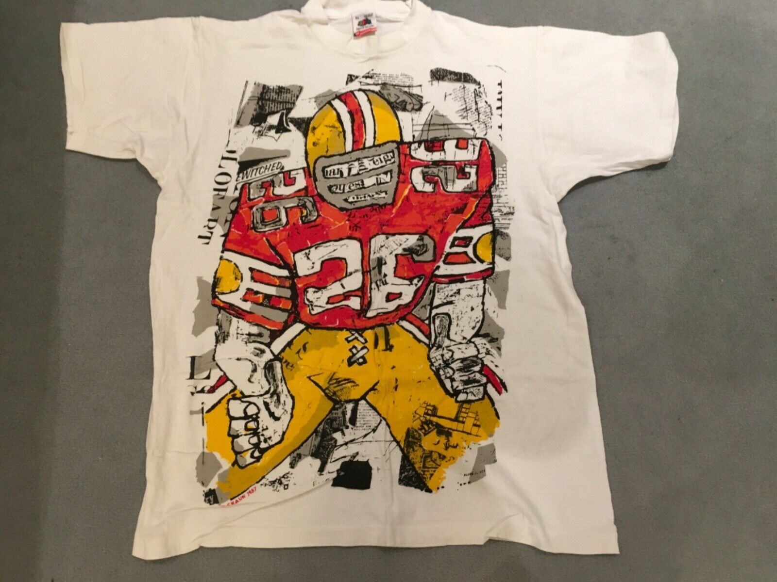 Fruit Of The Loom 1987 Vintage Football Baseball